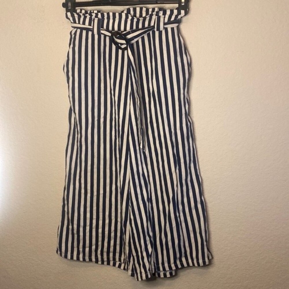 linen pants wide leg trouser belted buckle elastic 4 atretchy boho hippie cotton